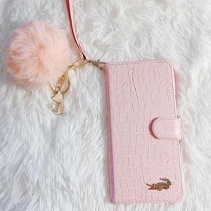 Luxury Crocodile Wallet Leather Case for iPhone 8P